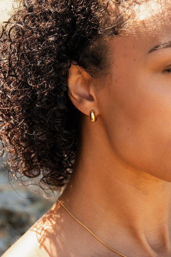 Claire Huggie Hoops