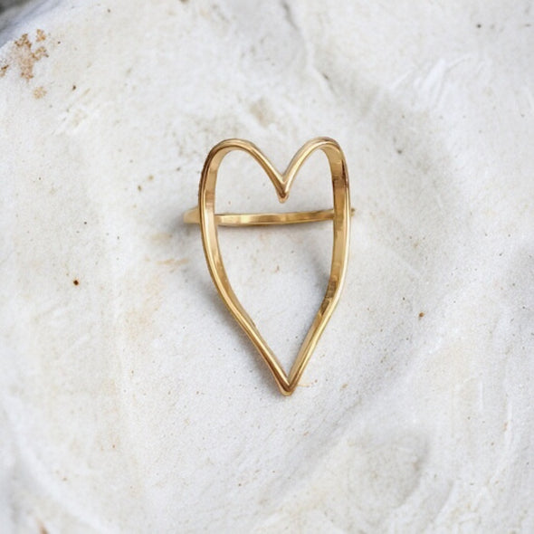 Open Heart Ring