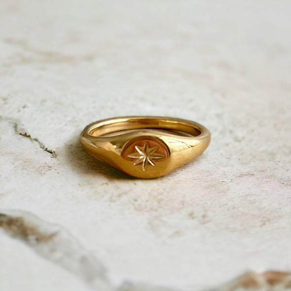Mini Starlet Signet Ring