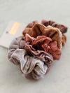Rust Tie Dye Scrunchies